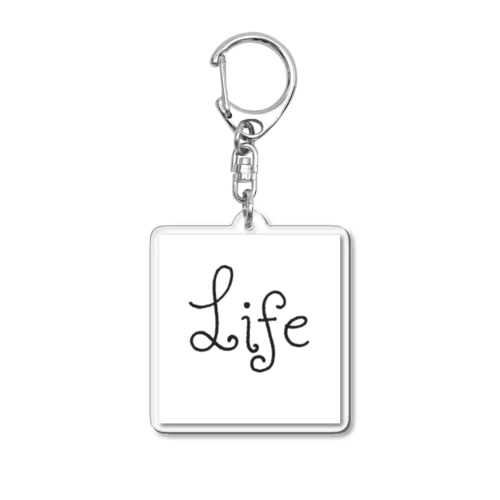 life Acrylic Key Chain