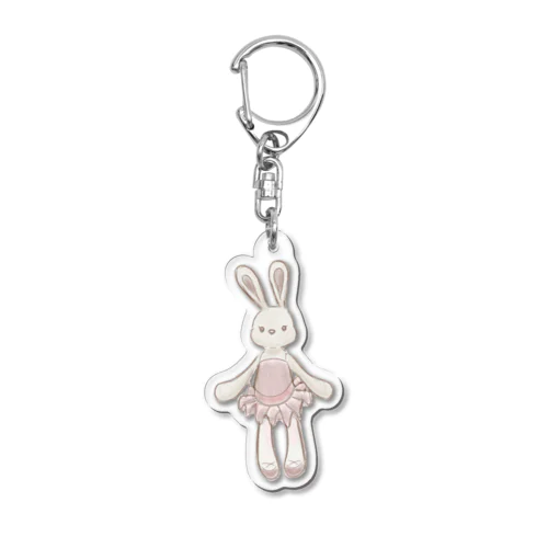 うさぎのバレリーナ Acrylic Key Chain