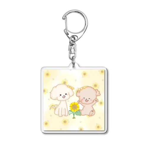 風香ちゃん 涼香ちゃん Acrylic Key Chain