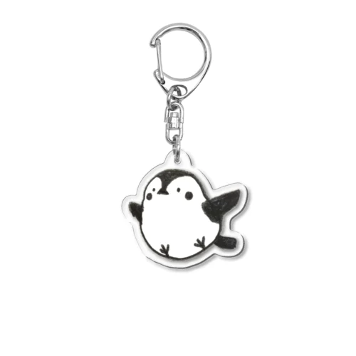 hacy's スズメイラスト Acrylic Key Chain