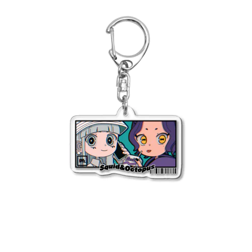 Squid&Octopus Acrylic Key Chain