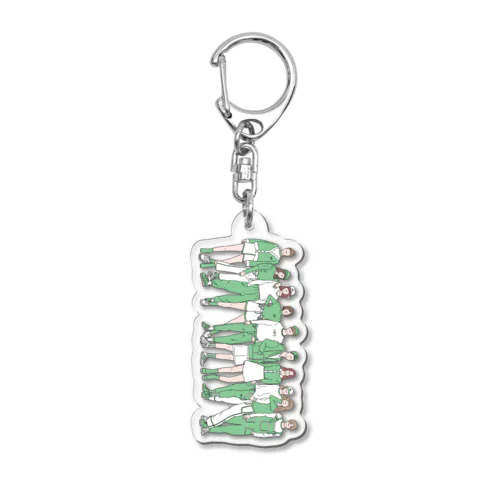 10 people Acrylic Key Chain