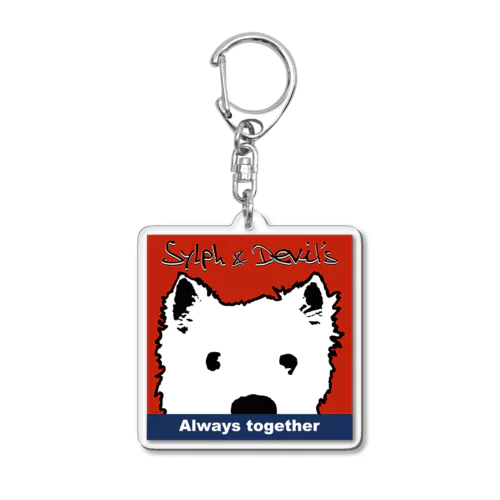 Sylph&Devil’s お顔マーク   Acrylic Key Chain