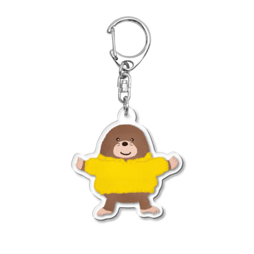 モグラのモモさん Acrylic Key Chain