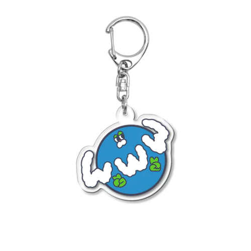 2022 www original  Earth Acrylic Key Chain