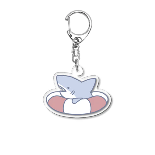 かなづちサメさん Acrylic Key Chain