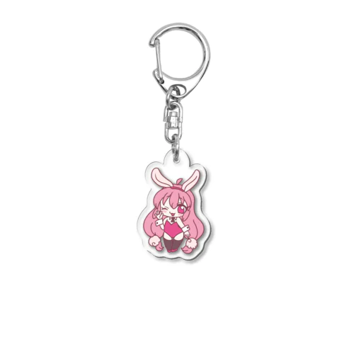 ピンクバニー Acrylic Key Chain