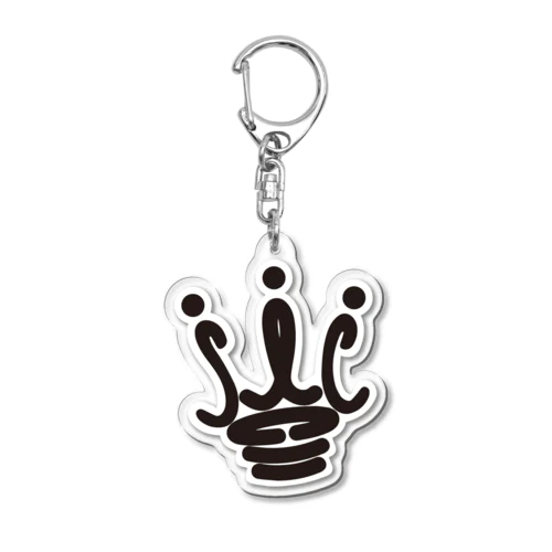 Smooth Crown LOGO Acrylic Key Chain