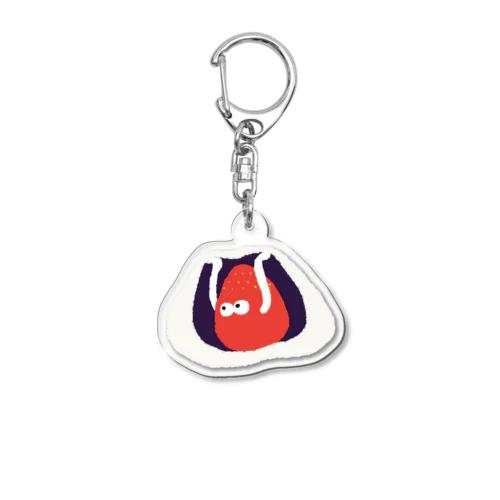 いちごだいふく Acrylic Key Chain