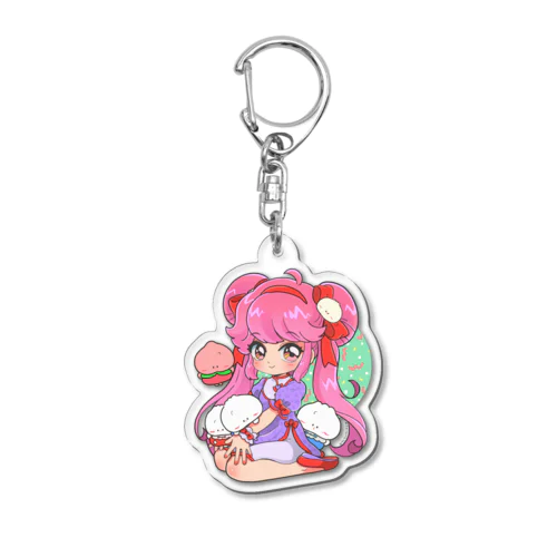 ぱおぽぽちゃんとラオちゃん Acrylic Key Chain