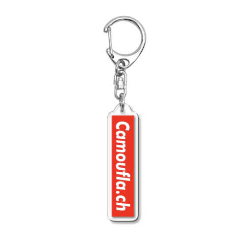 ボックスロゴ RED Acrylic Key Chain