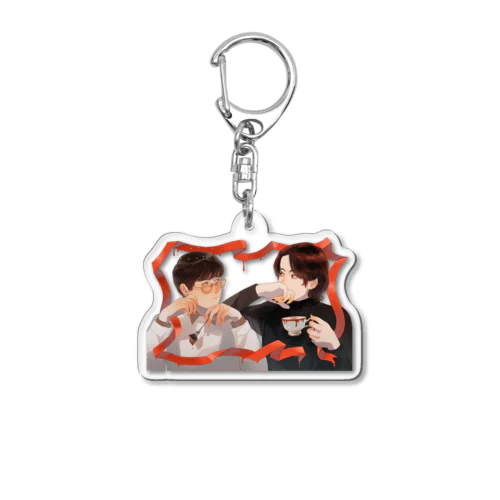 Teatime Acrylic Key Chain