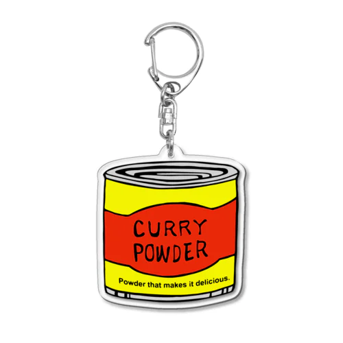 カレー粉 Acrylic Key Chain