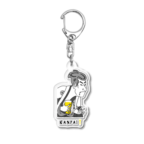 名画 × BEER（写楽） Acrylic Key Chain