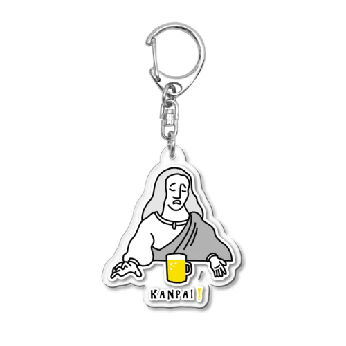 名画 × BEER（最後の晩餐） Acrylic Key Chain