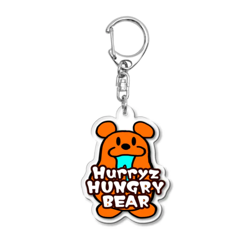 Hurryz HUNGRY BEAR シリーズ Acrylic Key Chain