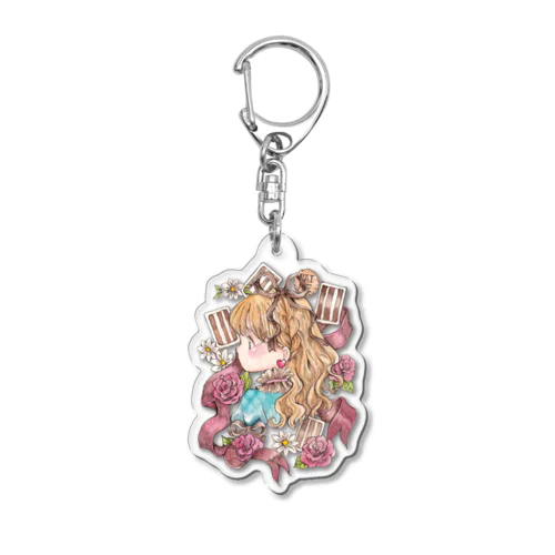 不思議の国のアリス×チョコレート/Atelier cinnamon Acrylic Key Chain