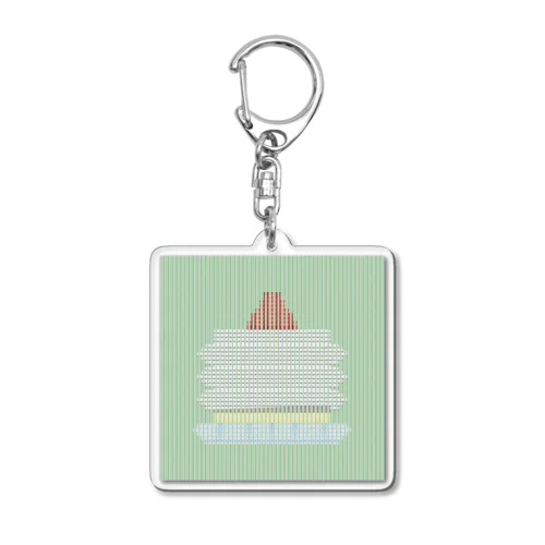 ショートケーキ Acrylic Key Chain