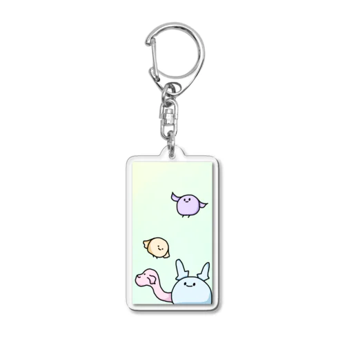 謎な生き物ちゃんたちの御札アクキー Acrylic Key Chain