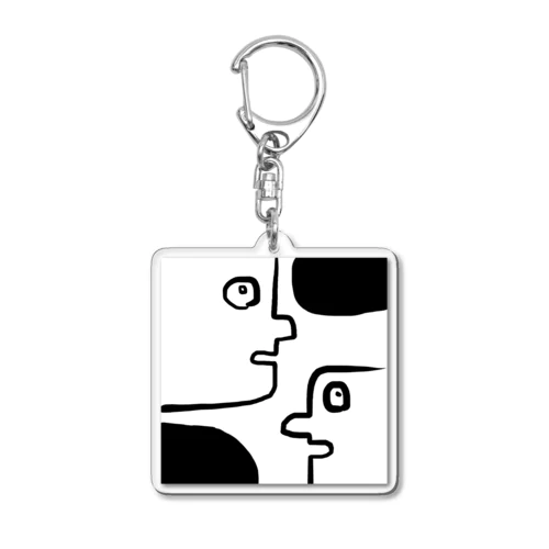 シュールフェイス Acrylic Key Chain