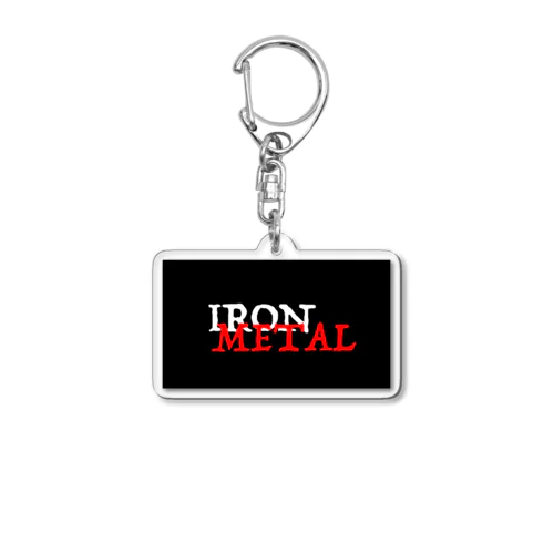 IRON METAL 横長アクキー　 Acrylic Key Chain