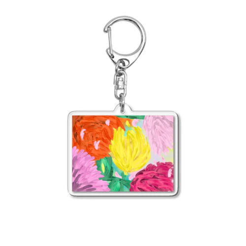 flower キーホルダー Acrylic Key Chain