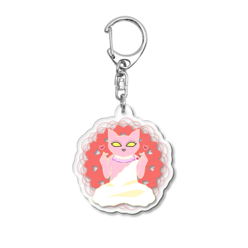 ズッキュン神 Acrylic Key Chain