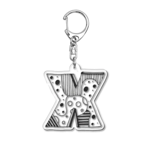 X Acrylic Key Chain