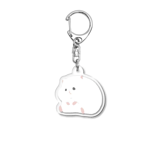 ちょこんとハクたん Acrylic Key Chain