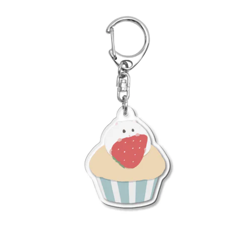 カップケーキハムスター Acrylic Key Chain