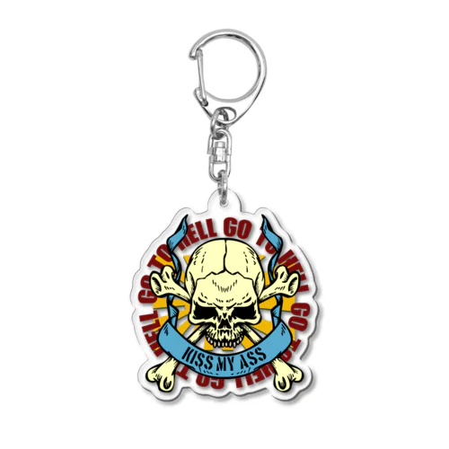 GO TO HELL Acrylic Key Chain