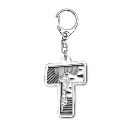 T Acrylic Key Chain