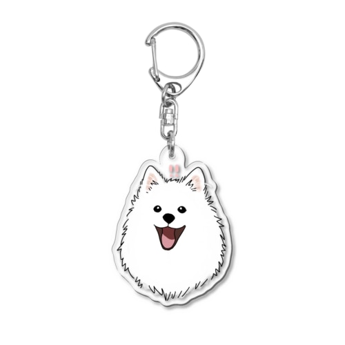 しろもふえがお!! Acrylic Key Chain