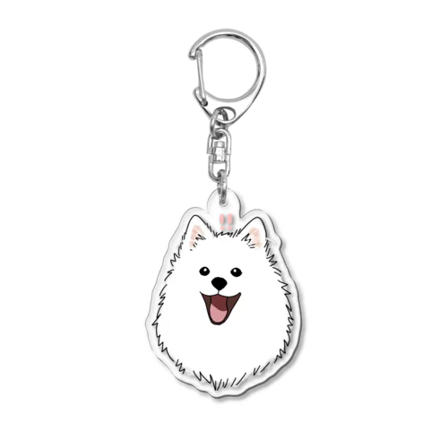 しろもふえがお!! Acrylic Key Chain