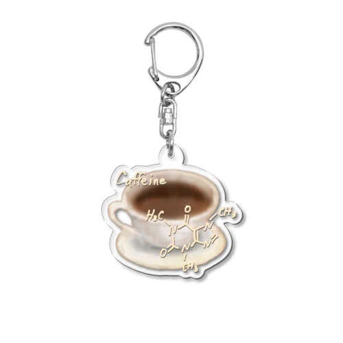 ホットコーヒー Acrylic Key Chain