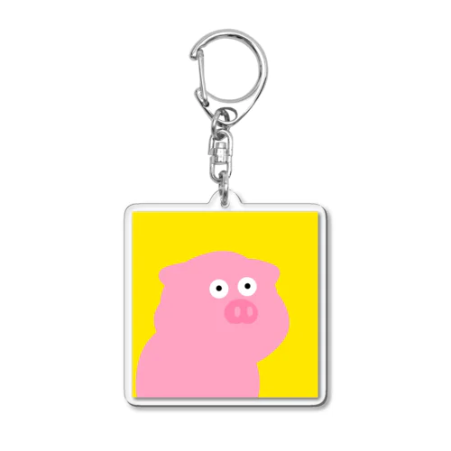 ぶたさん Acrylic Key Chain