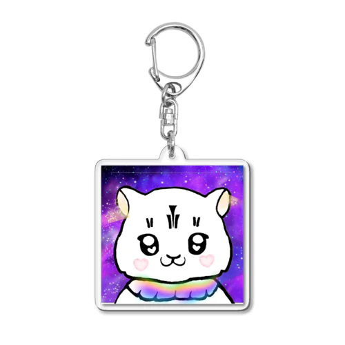 虹音プリム(紫だよ～(´ぅω・｀)) Acrylic Key Chain