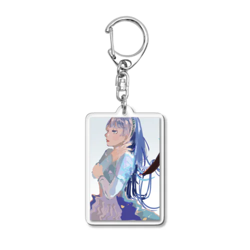 青の姫 Acrylic Key Chain