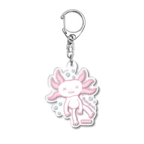 おとぼけ顔のウパさん_ピンクver Acrylic Key Chain