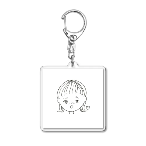 ぽっか〜ん Acrylic Key Chain