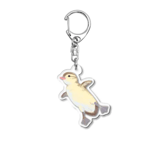 jumping duckling B Acrylic Key Chain