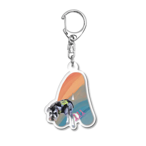 abby Acrylic Key Chain