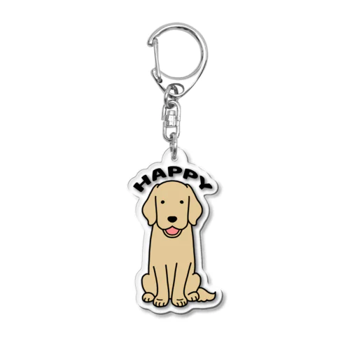 HAPPY Acrylic Key Chain