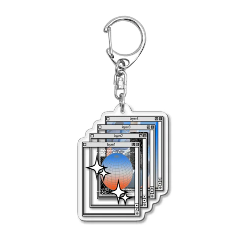 layer4 Acrylic Key Chain