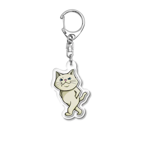 やさぐれ猫 Acrylic Key Chain