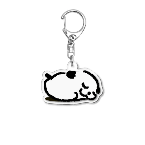 寝てる犬 Acrylic Key Chain