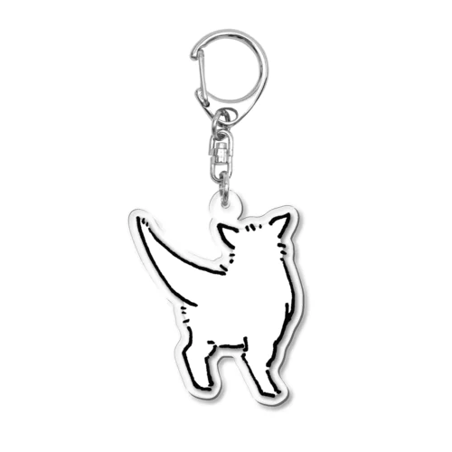 ショクバウサギリュウ（うしろむきのすがた） Acrylic Key Chain