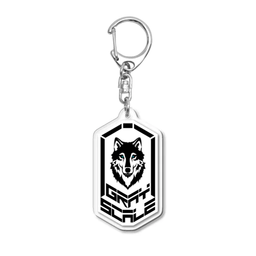 GRAY SCALE エンブレム Acrylic Key Chain