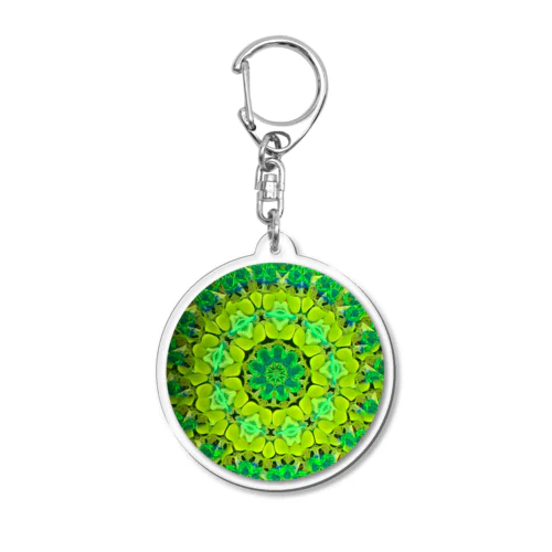 NEO万華鏡アーティストMIKIO【NEO GREEN】 Acrylic Key Chain