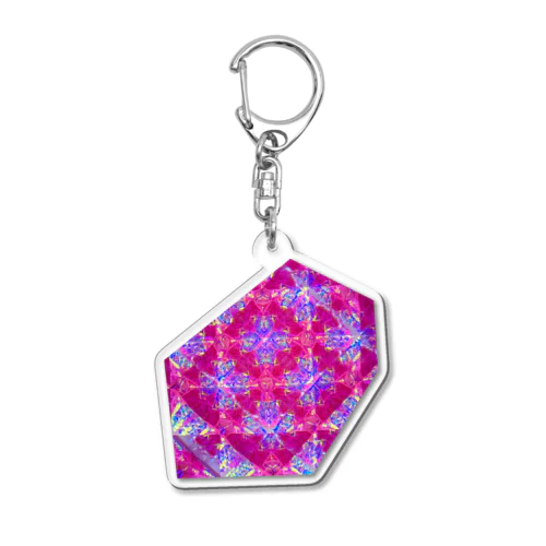 NEO万華鏡アーティストMIKIO【Heart Garden】 Acrylic Key Chain